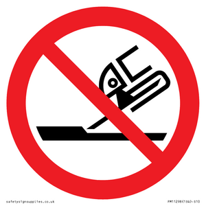 Prohibition: Do not use for face grinding